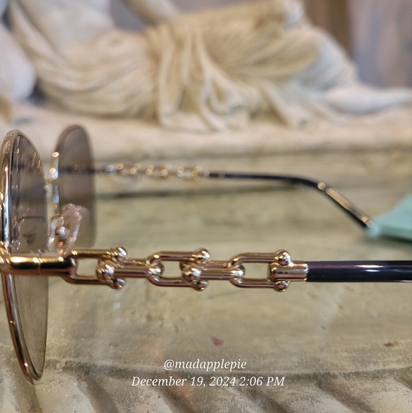 Tiffany & Company TF3086 Pilot Aviator Sunglasses Hardware Link Luxury #128 - Picture 6 of 14